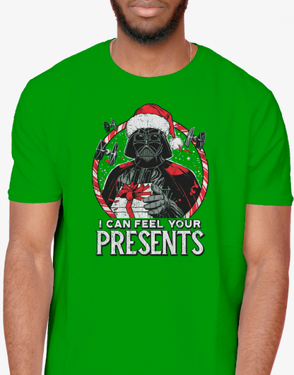 I Can Feel Your Presents - Darth Vader Christmas T-Shirt