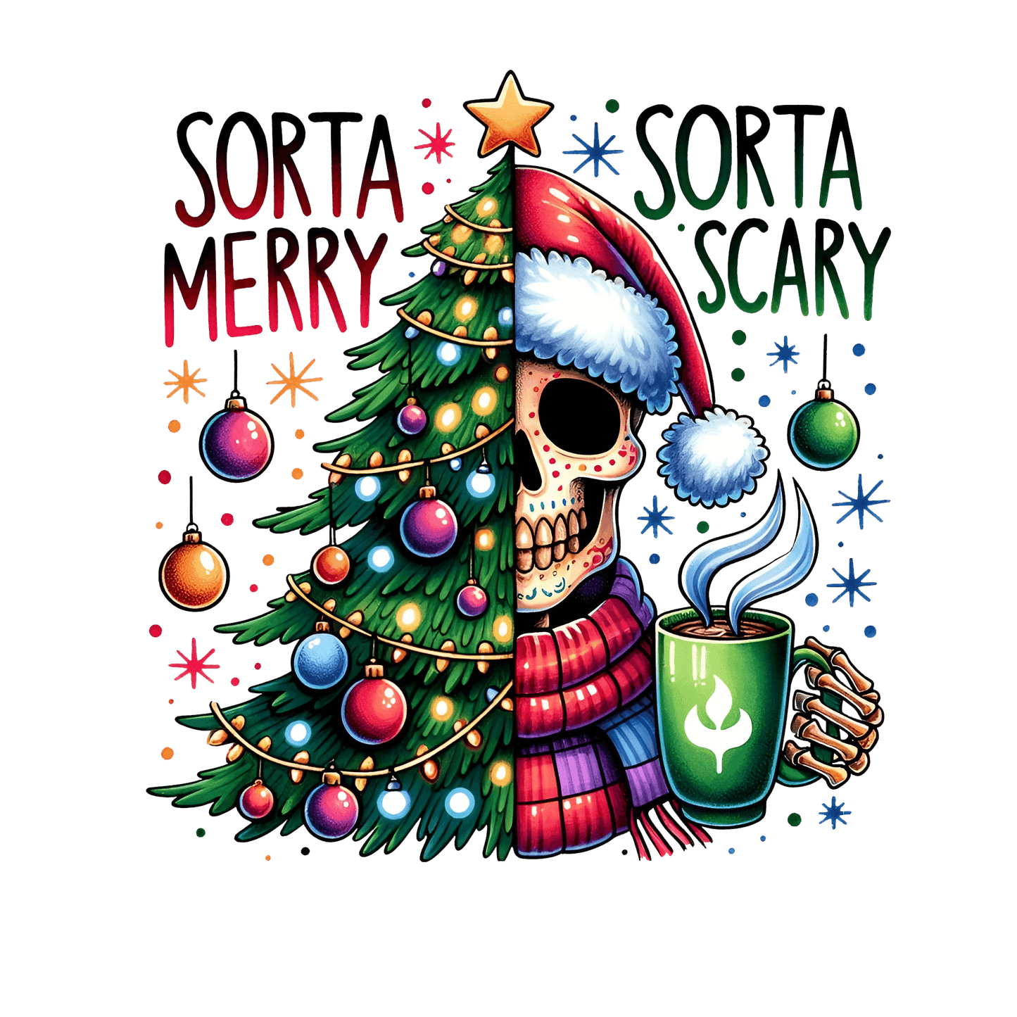 Sorta Merry Sorta Scary Graphic Tee