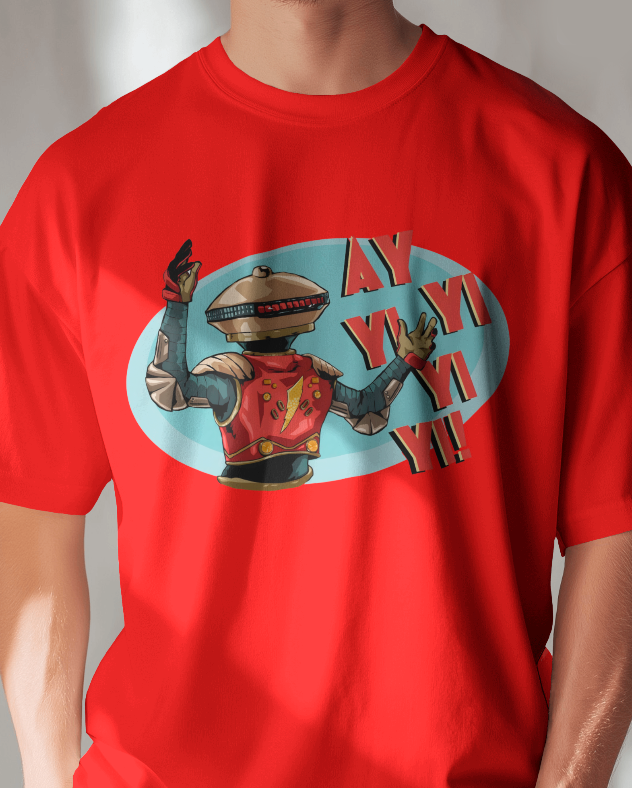 Alpha 5 "Ay Yi Yi! Power Rangers Graphic Tee Unisex