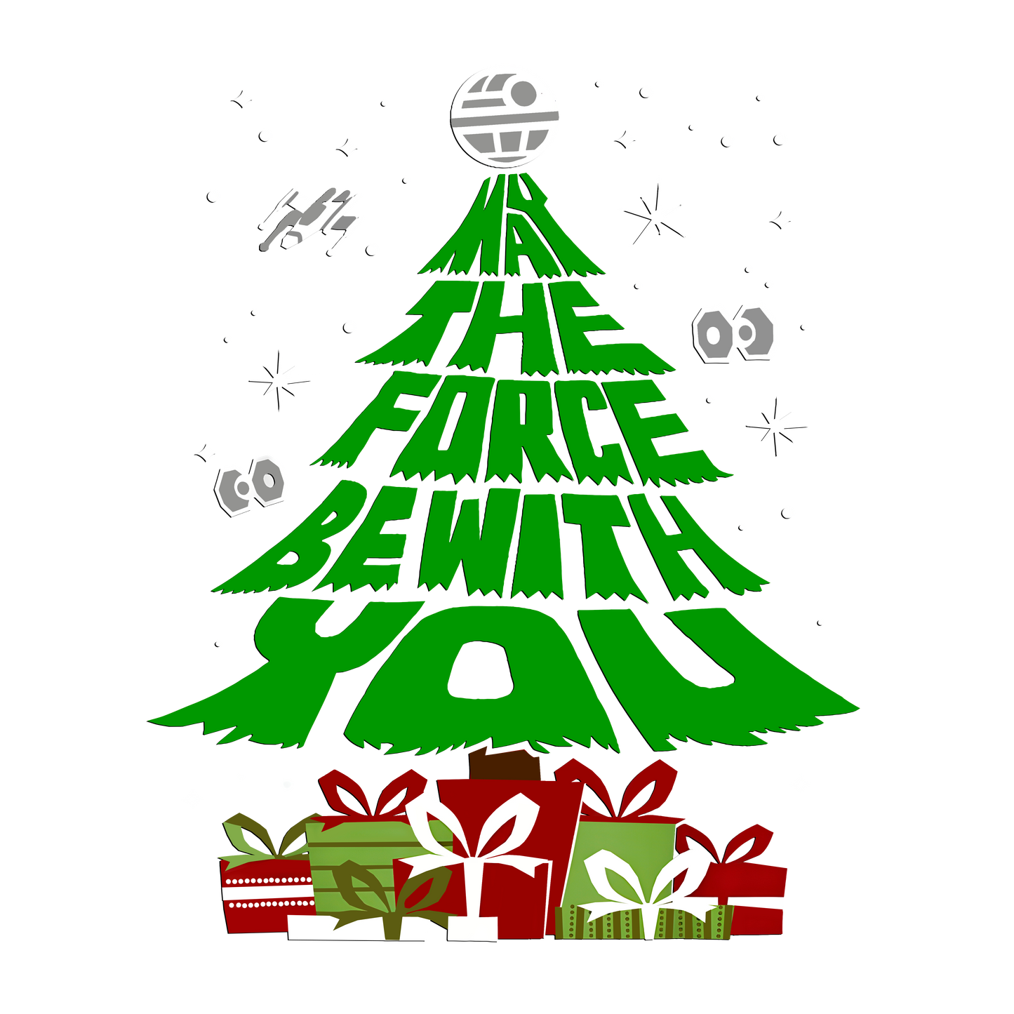 Star Wars Holiday Force Graphic Tee Unisex Shirt