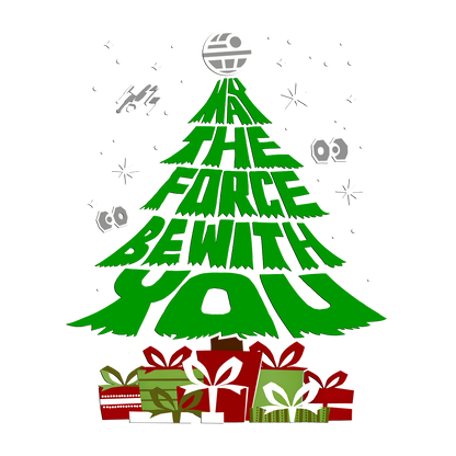 Star Wars Holiday Force Graphic Tee Unisex Shirt