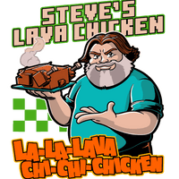 Steve's Lava Chicken Minecraft Unisex Youth Graphic Tee