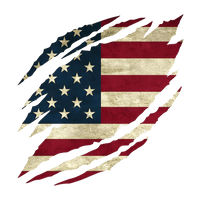 American Flag Desert Sand 7 Panel Snapback