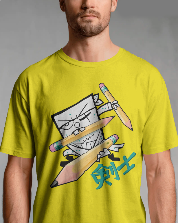 Doodlebob x Roronoa Zoro - One Piece Mash Up Tee