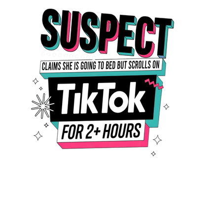 TikTok Addict Graphic Tee Unisex Short Sleeve
