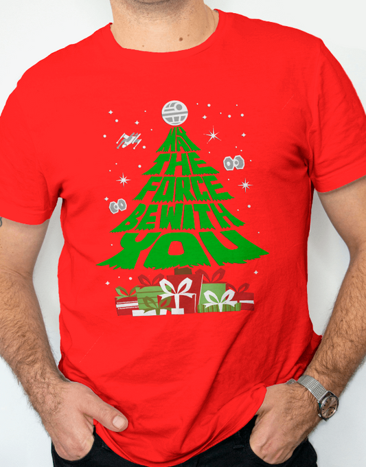 Star Wars Holiday Force Graphic Tee Unisex Shirt