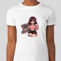 Nerdy, Flirty, Inked & Curvy Womens Fitted Graphic Tee
