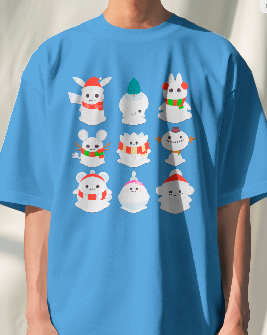 Pokémon Snow Friends Holiday Tee Chrtistmas Shirt