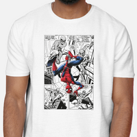 Spiderman Comic Panel Graphic Tee Unisex Shirt