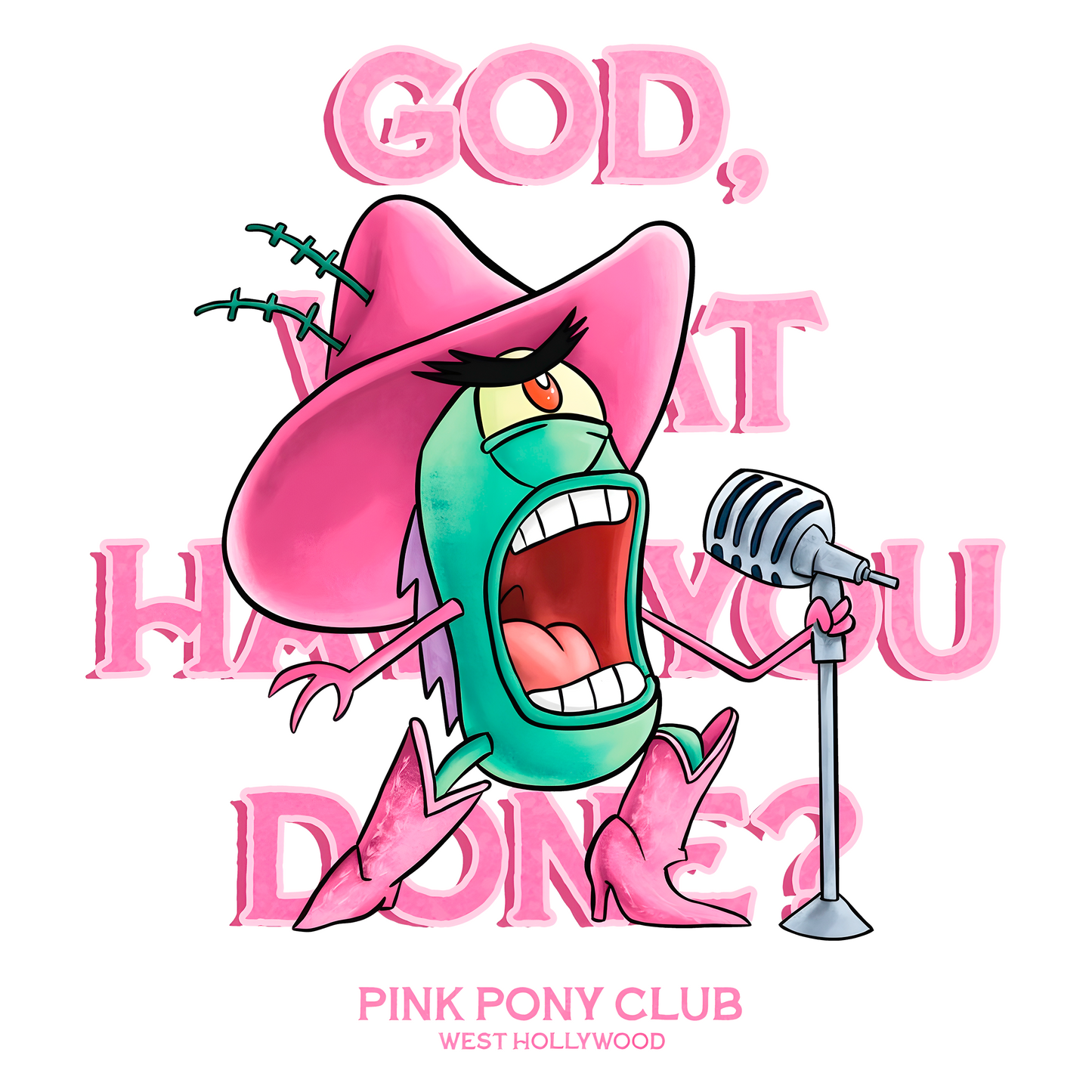 Pink Pony Club x Plankton – God, What Have You Done? Tee