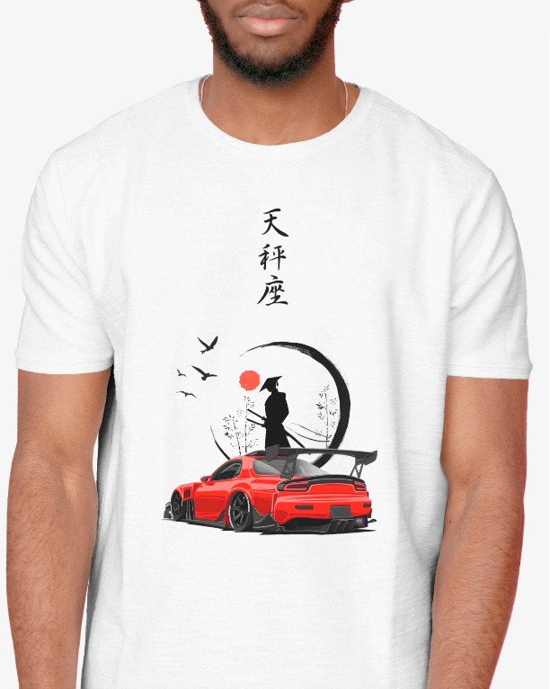 Samurai Spirit RX-7 FD T-Shirt | Japanese Car Culture Tee
